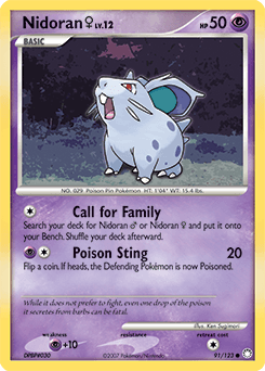 Nidoran ♀ Mysterious Treasures #91