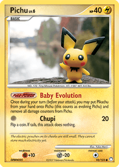 Pichu Mysterious Treasures #93