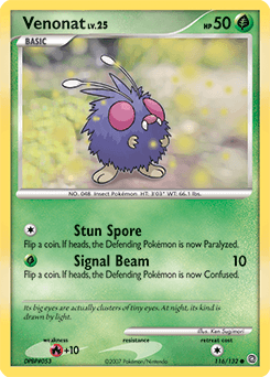 Venonat Secret Wonders #116