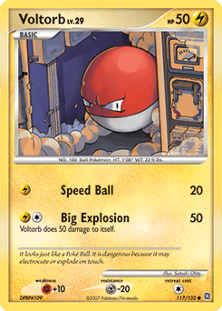 Voltorb Secret Wonders #117