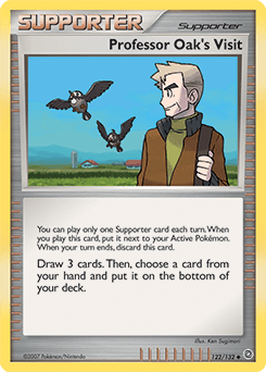 Professor Oak's Visit Secret Wonders #122