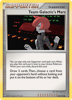 Team Galactic's Mars Secret Wonders #126