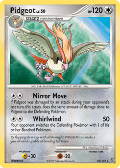 Pidgeot Secret Wonders #35