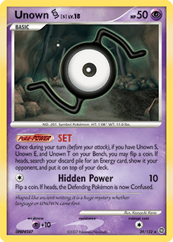 Unown [S] Secret Wonders #39