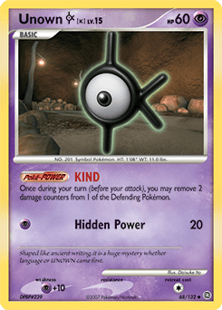 Unown [K] Secret Wonders #68