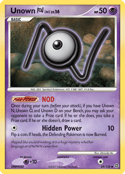 Unown [N] Secret Wonders #69