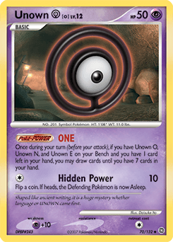 Unown [O] Secret Wonders #70