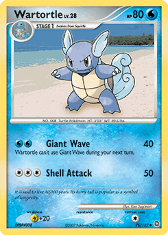 Wartortle Secret Wonders #75