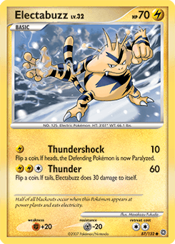 Electabuzz Secret Wonders #87