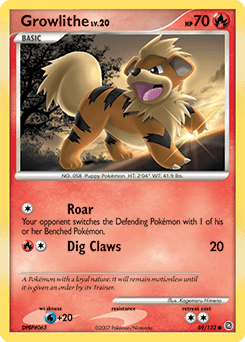 Growlithe Secret Wonders #89