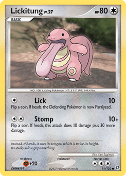 Lickitung Secret Wonders #91