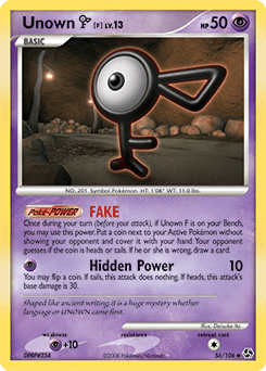 Unown [F] Great Encounters #56