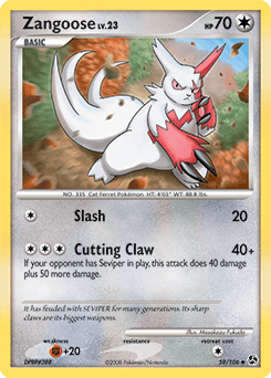 Zangoose Great Encounters #59