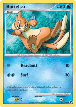 Buizel Great Encounters #61
