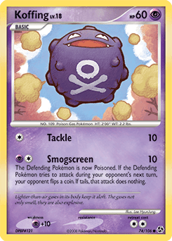 Koffing Great Encounters #74