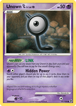 Unown [L] Great Encounters #91