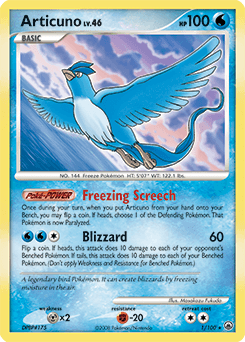Articuno Majestic Dawn #1