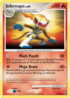 Infernape Majestic Dawn #22