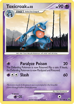 Toxicroak Majestic Dawn #31