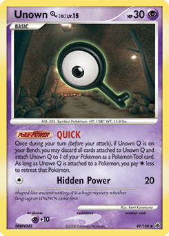 Unown [Q] Majestic Dawn #49