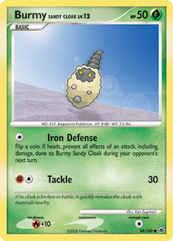 Burmy Sandy Cloak Majestic Dawn #54