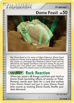 Dome Fossil Majestic Dawn #89