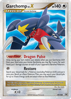 Garchomp LV.X Majestic Dawn #97