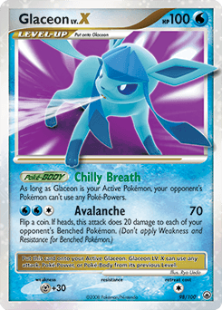 Glaceon LV.X Majestic Dawn #98