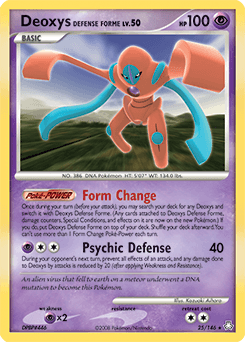 Deoxys Defense Forme Legends Awakened #25