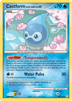 Castform Rain Form Legends Awakened #49