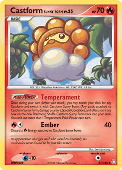 Castform Sunny Form Legends Awakened #51