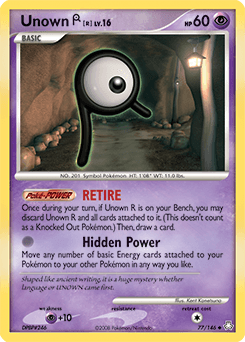 Unown [R] Legends Awakened #77