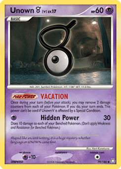 Unown [V] Legends Awakened #79