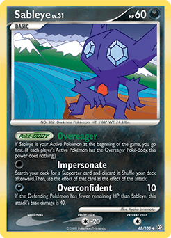 Sableye Stormfront #48