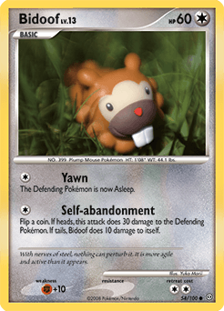 Bidoof Stormfront #54