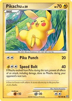 Pikachu Stormfront #70