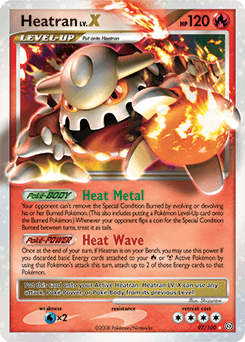 Heatran LV.X Stormfront #97