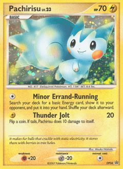 Pachirisu DP Black Star Promos #DP04