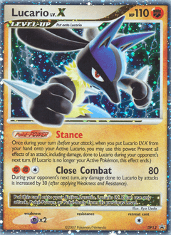 Lucario LV.X DP Black Star Promos #DP12