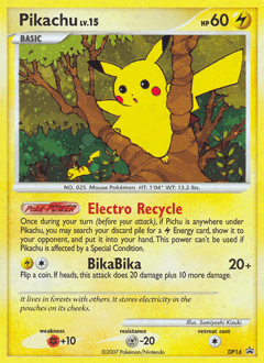 Pikachu DP Black Star Promos #DP16