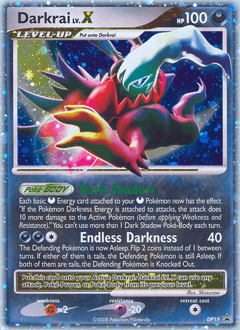 Darkrai LV.X DP Black Star Promos #DP19