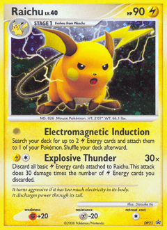 Raichu DP Black Star Promos #DP21