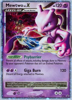 Mewtwo LV.X DP Black Star Promos #DP28