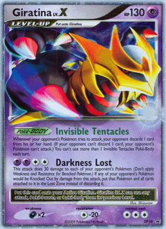 Giratina LV.X DP Black Star Promos #DP38