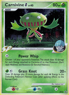 Carnivine G DP Black Star Promos #DP42