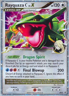 Rayquaza C LV.X DP Black Star Promos #DP47