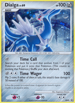 Dialga DP Black Star Promos #DP49