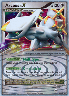 Arceus LV.X DP Black Star Promos #DP53
