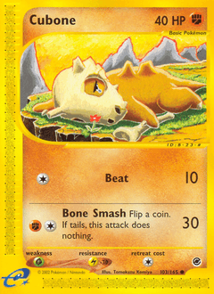 Cubone Expedition Base Set #103