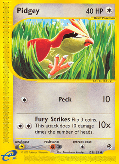 Pidgey Expedition Base Set #123